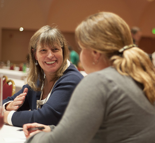 Division of Neurodevelopmental-Behavioral Pediatrics Chair and Waisman Center Medical Director Maria Stanley, MD, with Janet Legare, MD.